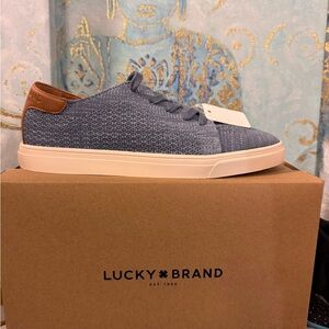 Lucky Brand Men's Gray and Tan Sneakers